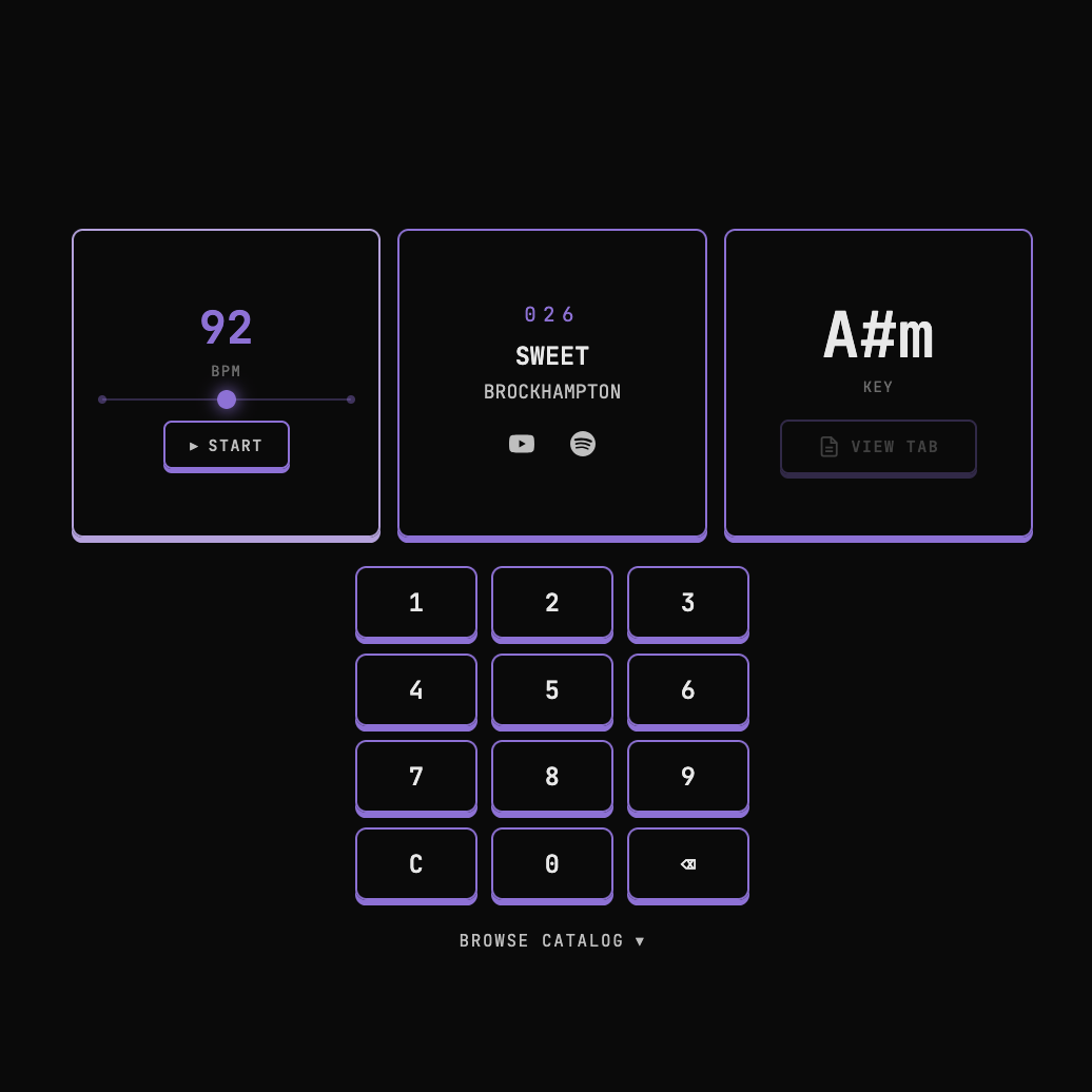 Bass Practice Catalog